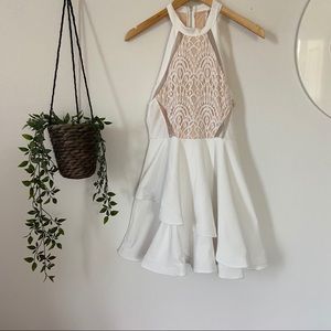 White Tiered Dress